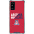 University of Arizona Wildcats Logo Split Red Galaxy S20 FE Clear Case